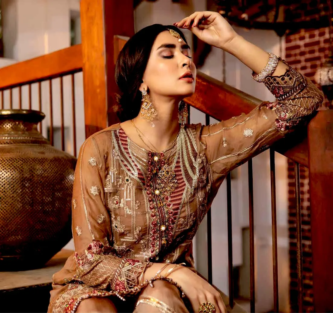 Poshak Luxury Chiffon Collection – D-073