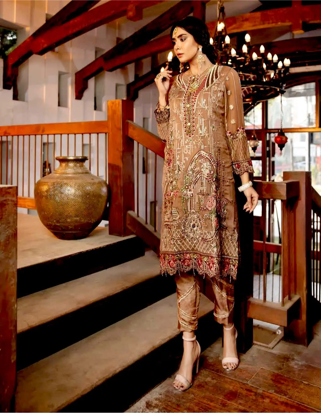 Poshak Luxury Chiffon Collection – D-073