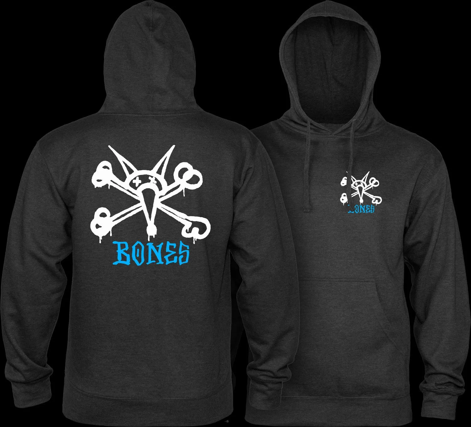 POWELL-PERALTA RAT BONES HOODY BLACK