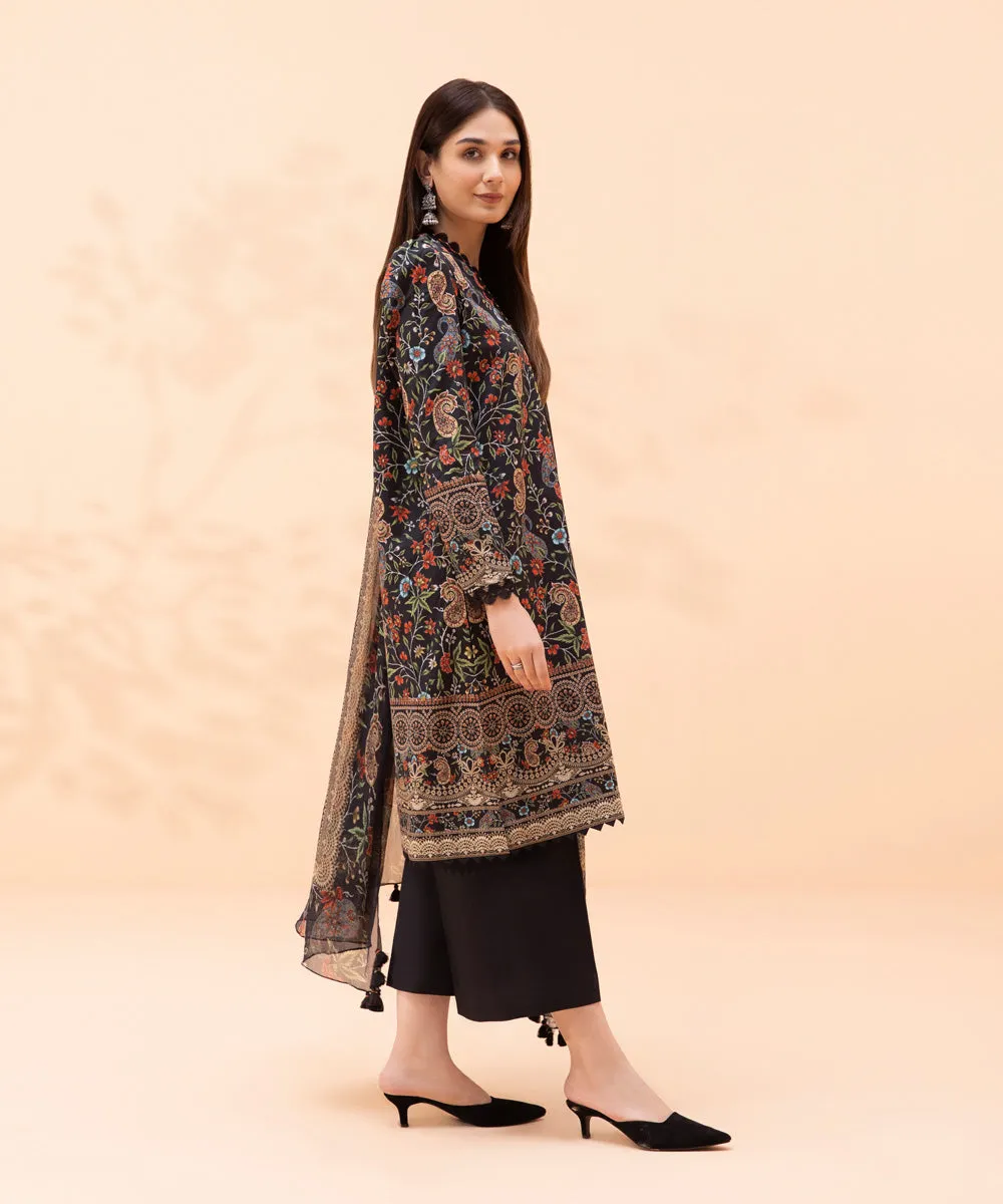 Sapphire Spring/Summer 2023 – 2 Piece - Digital Printed Lawn Suit - 0002DDY23V15