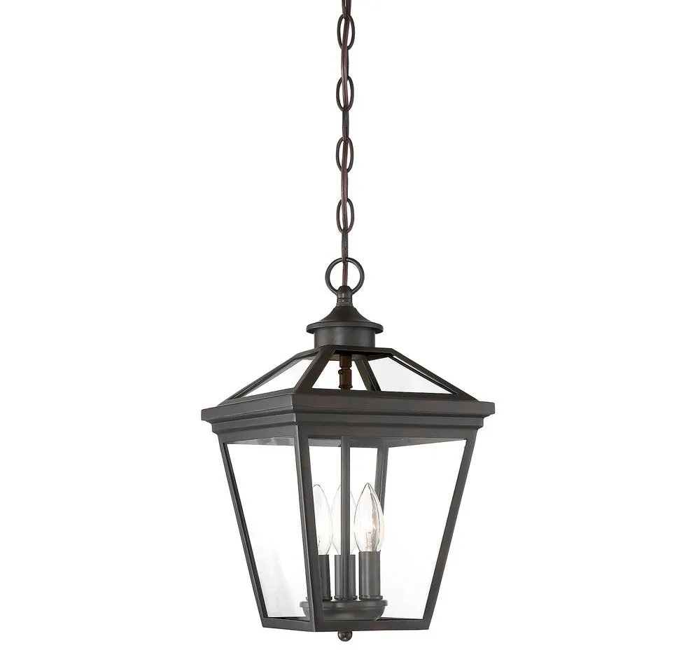 Savoy House Ellijay 3 Light Outdoor Hanging Lantern 5-146-13