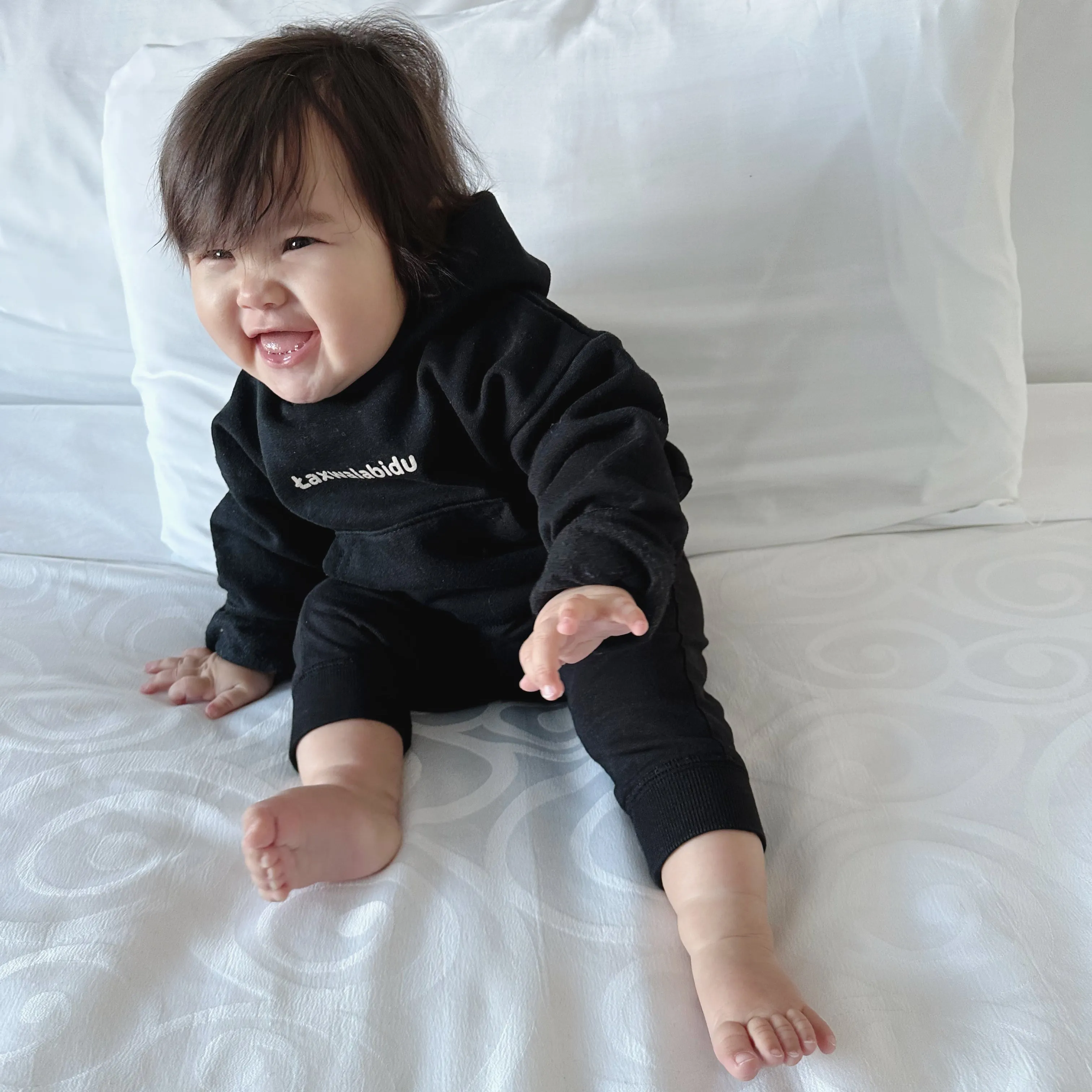 Sea Eagle Toddler Hoodie - Black