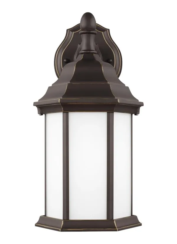 Sevier Collection - Small One Light Downlight Outdoor Wall Lantern | Finish: Antique Bronze - 8338751-71