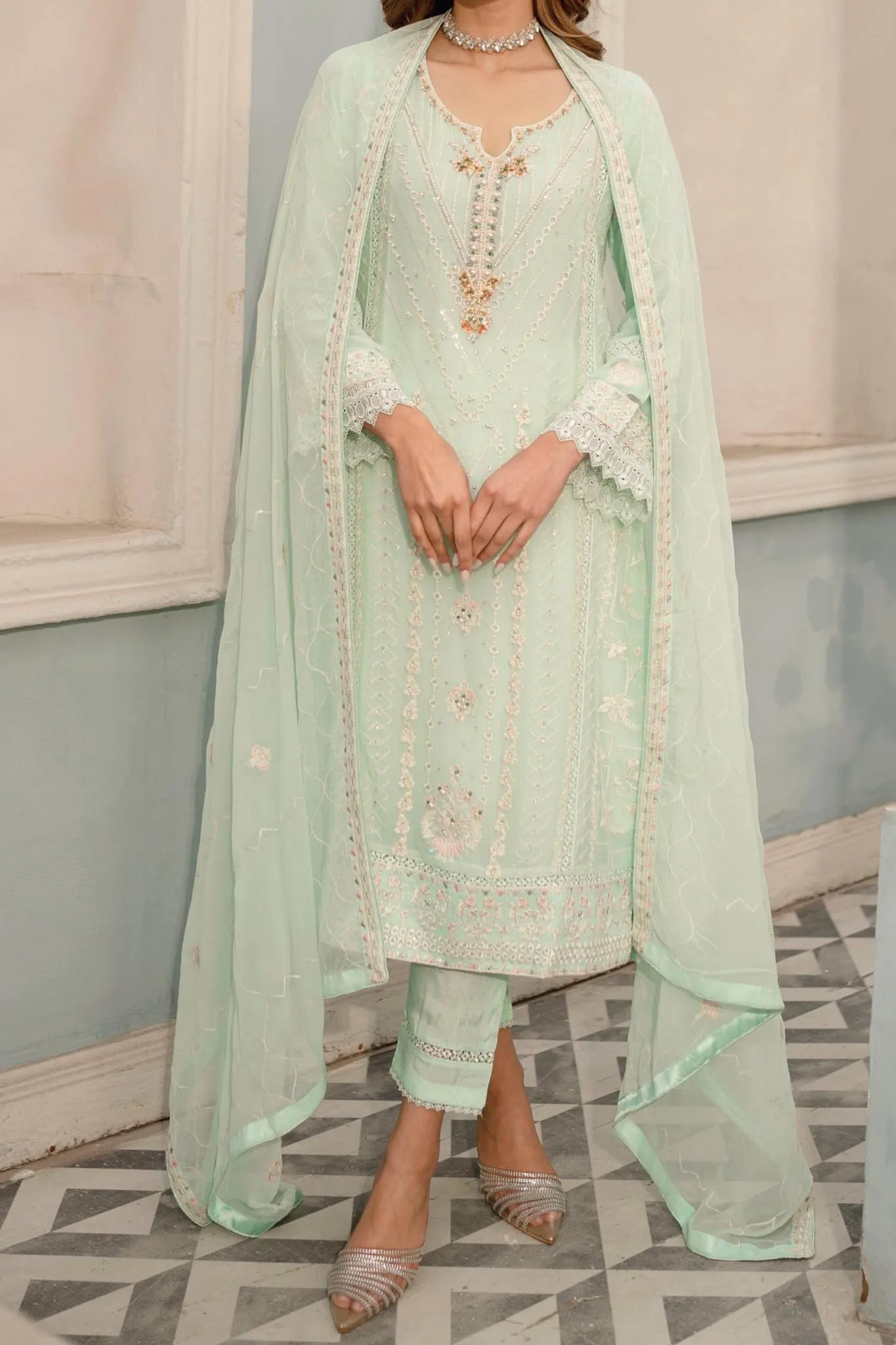 Shehnayi By Guzel Stitched 3 Piece Festive Formals Collection'2024-Raag