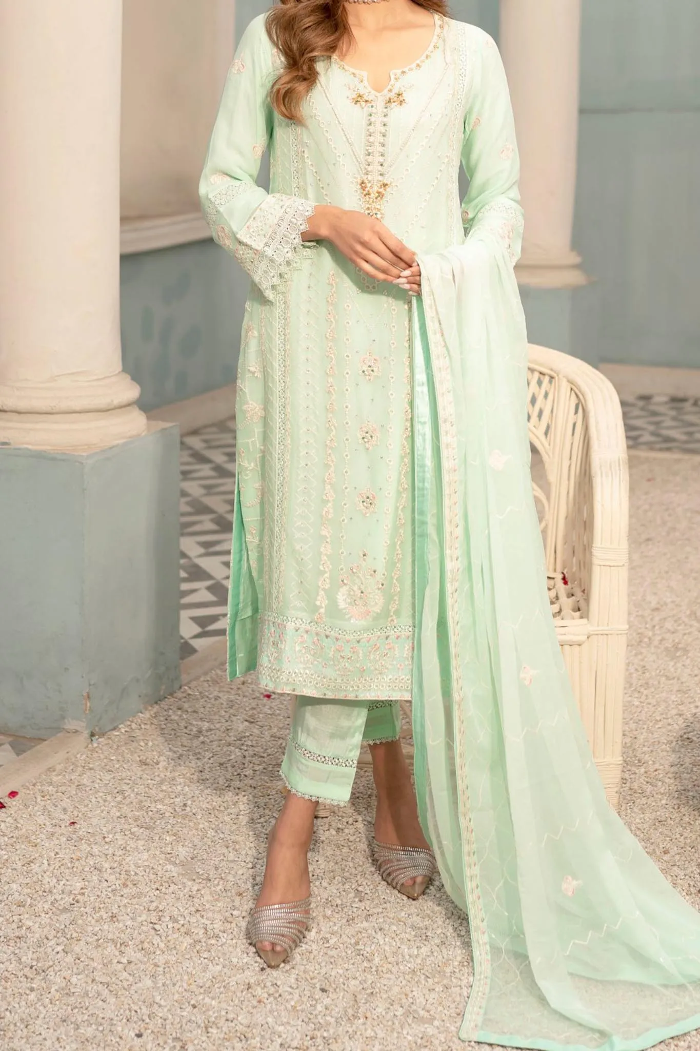 Shehnayi By Guzel Stitched 3 Piece Festive Formals Collection'2024-Raag