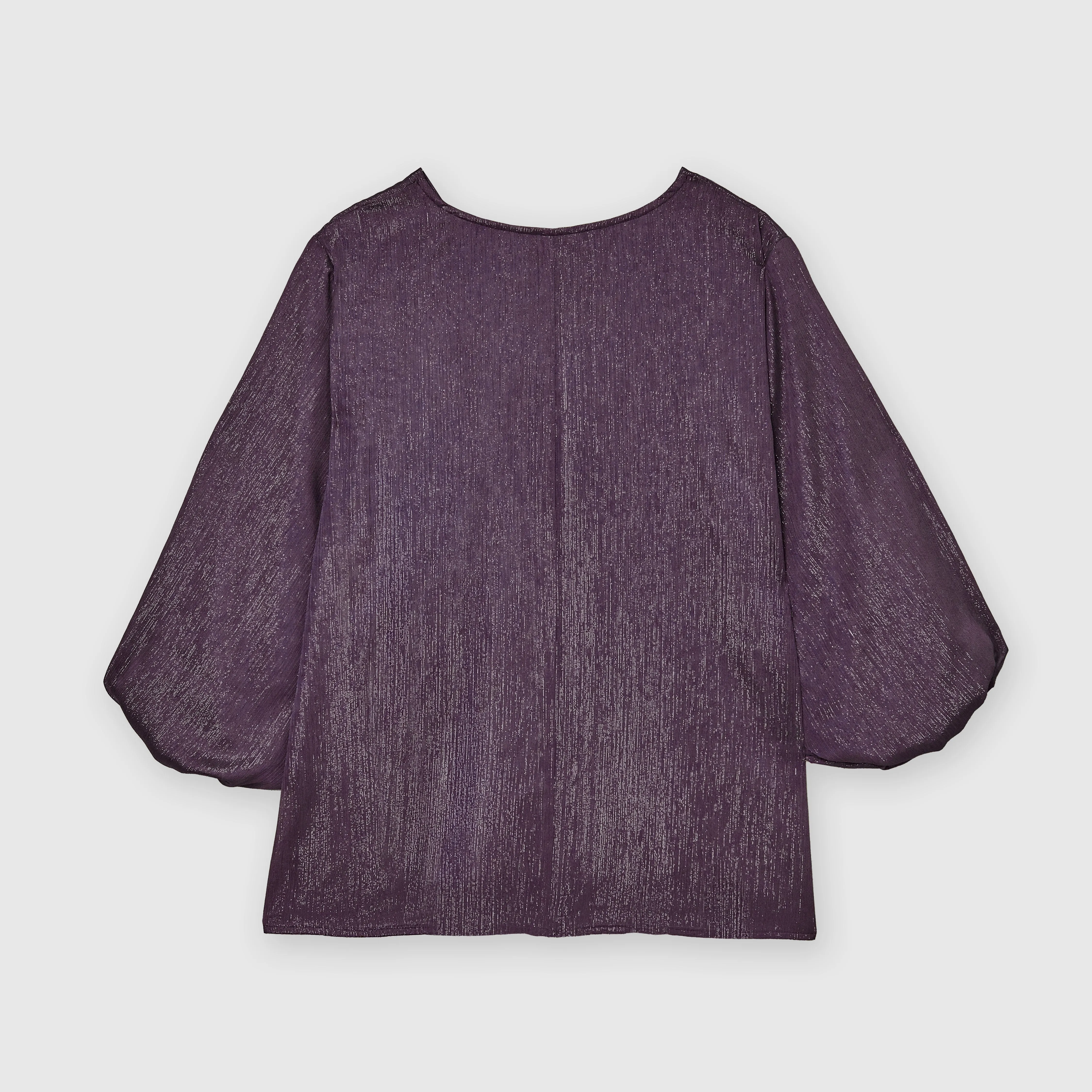 Shimmer Lantern Sleeve  Top