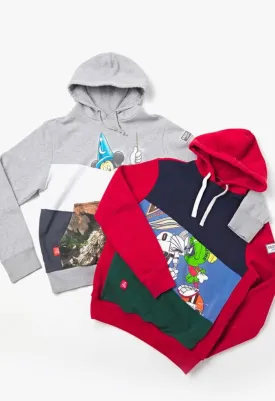 SLASHED MIX AND MATCH HOODIE RANDOM SELECTION