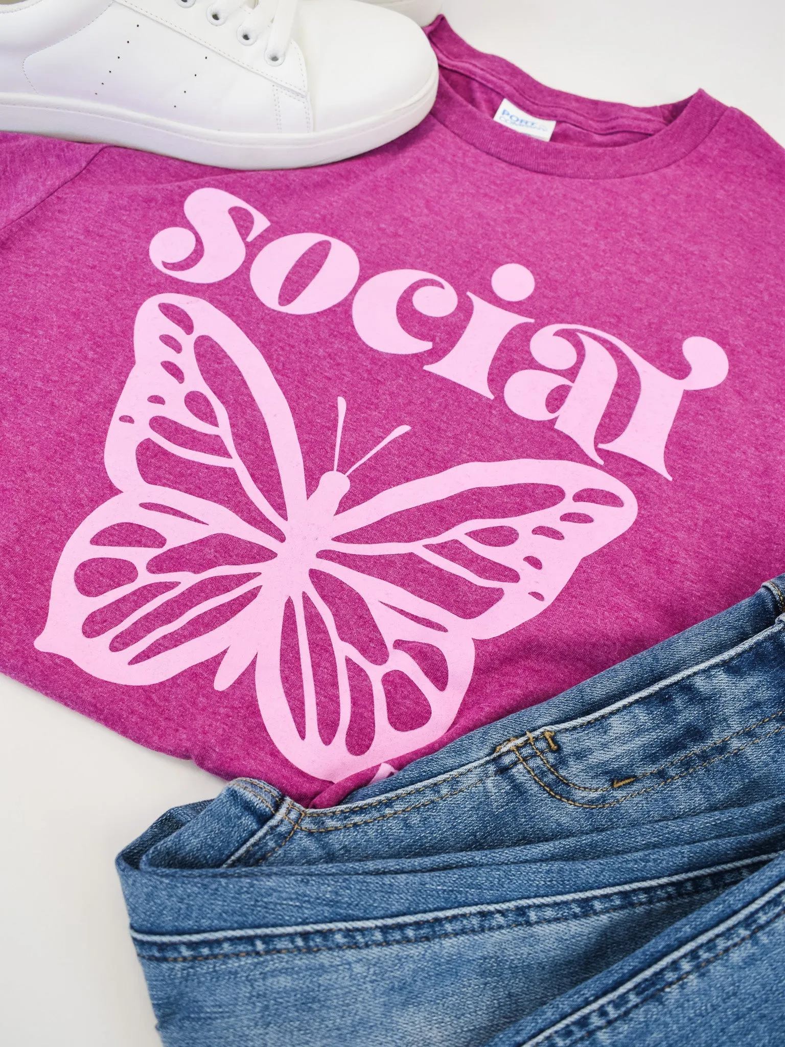 Social Butterfly Graphic Tee