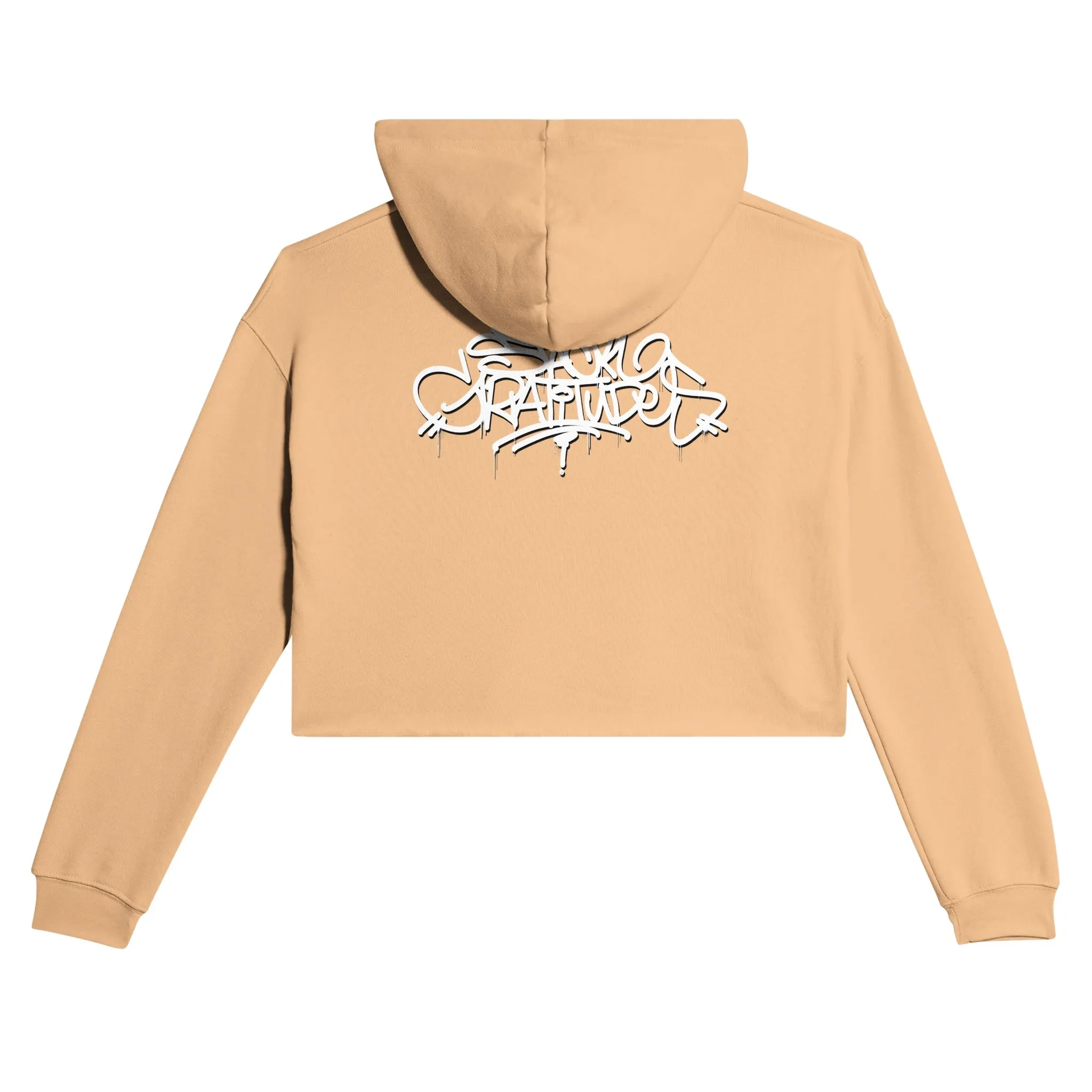 Stack Gratitudes (MTO) Women's Cropped Hoodie | Bella