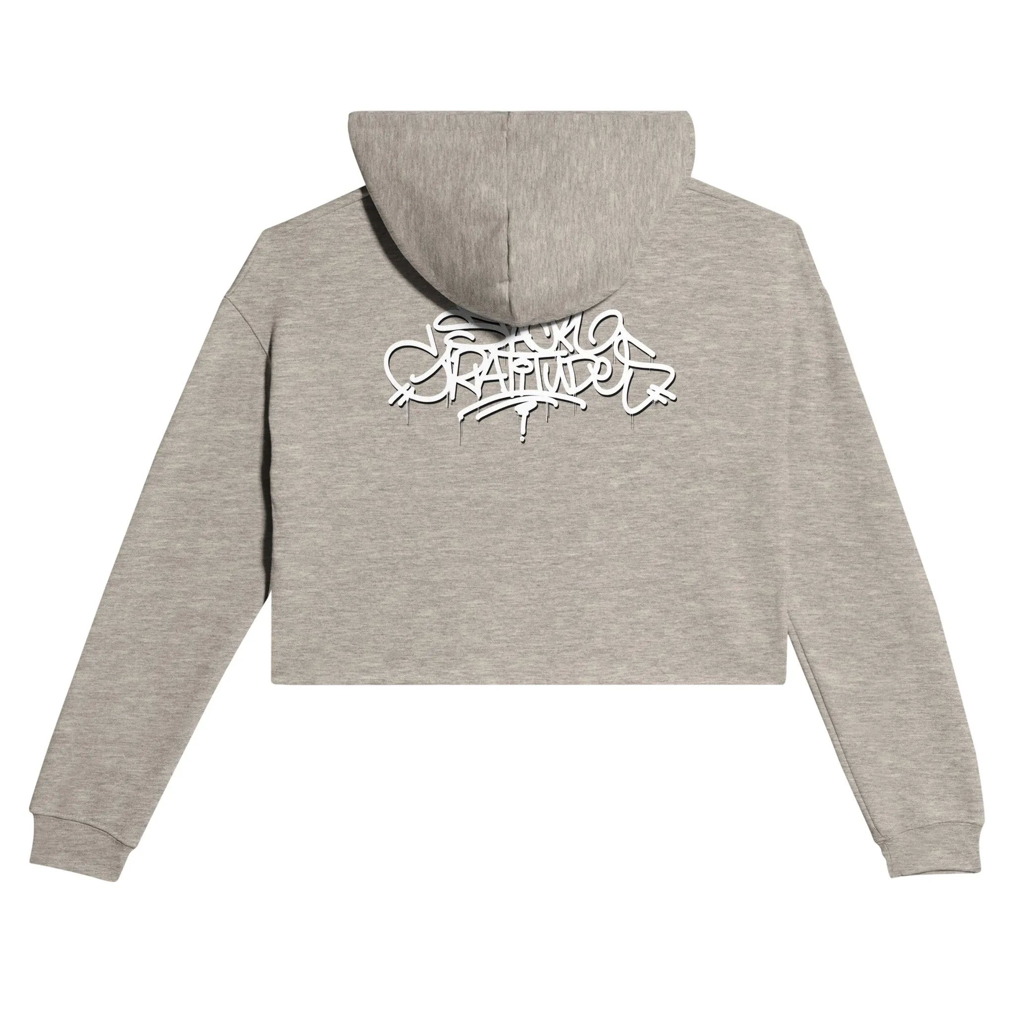 Stack Gratitudes (MTO) Women's Cropped Hoodie | Bella