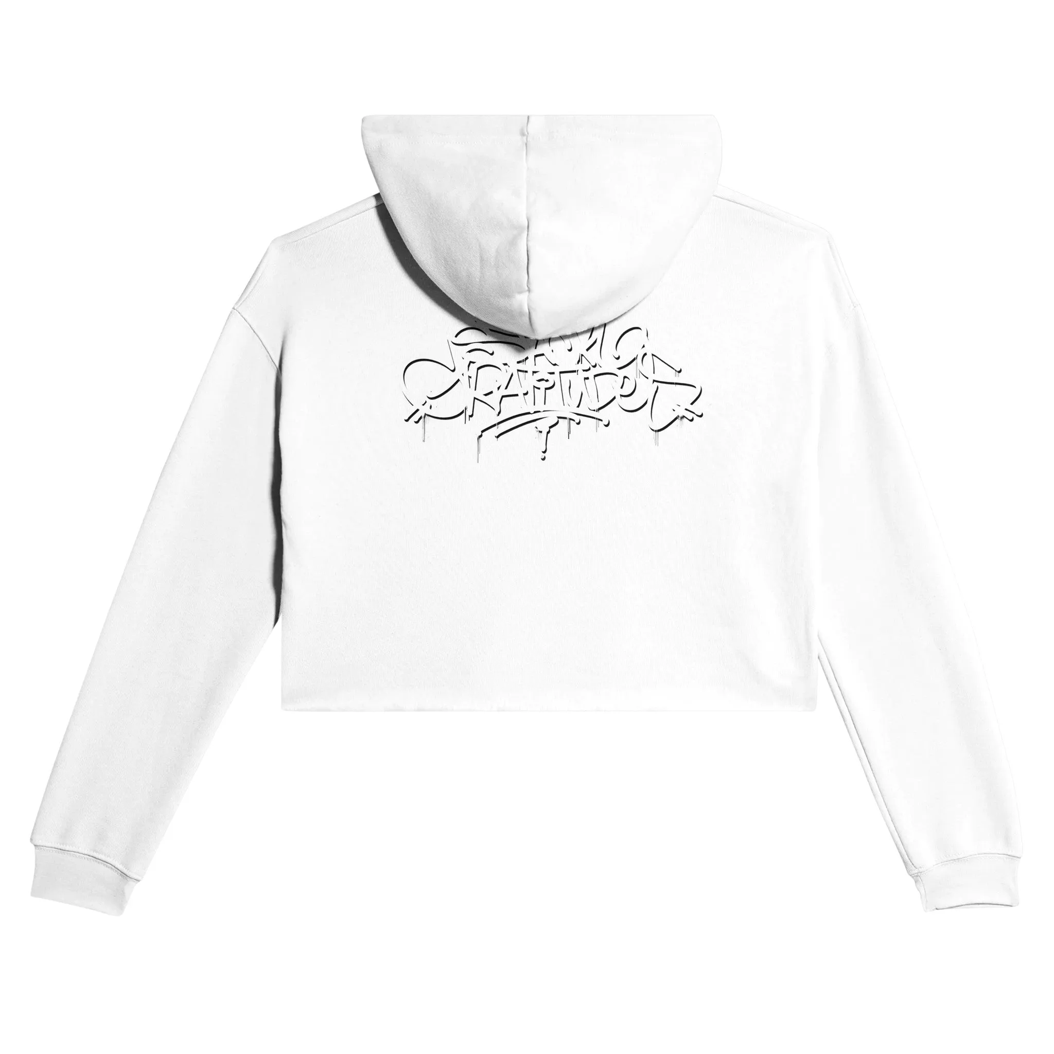 Stack Gratitudes (MTO) Women's Cropped Hoodie | Bella