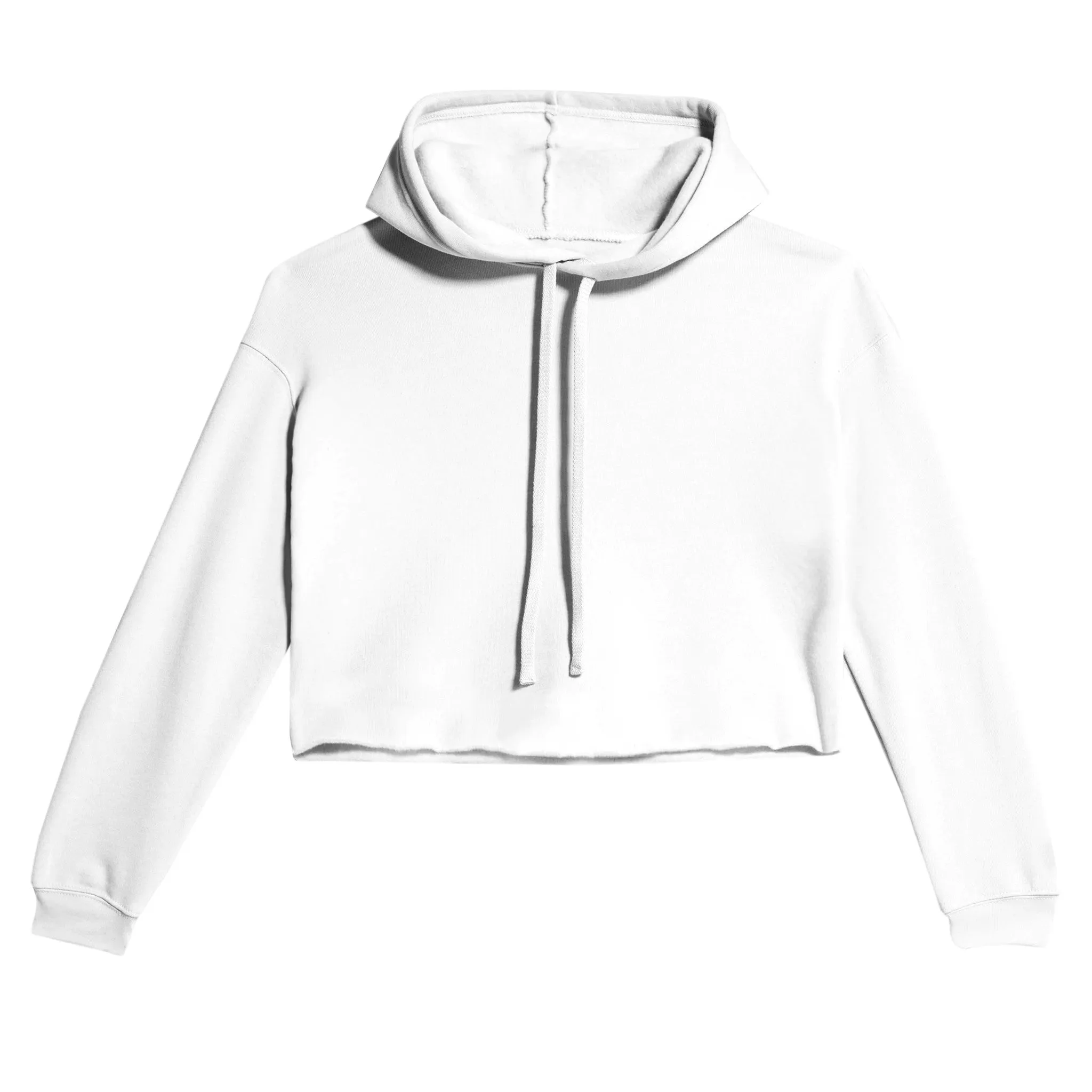 Stack Gratitudes (MTO) Women's Cropped Hoodie | Bella