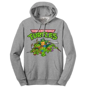 Teenage Mutant Ninja Turtles Hooded Sweatshirt - Oxford Gray