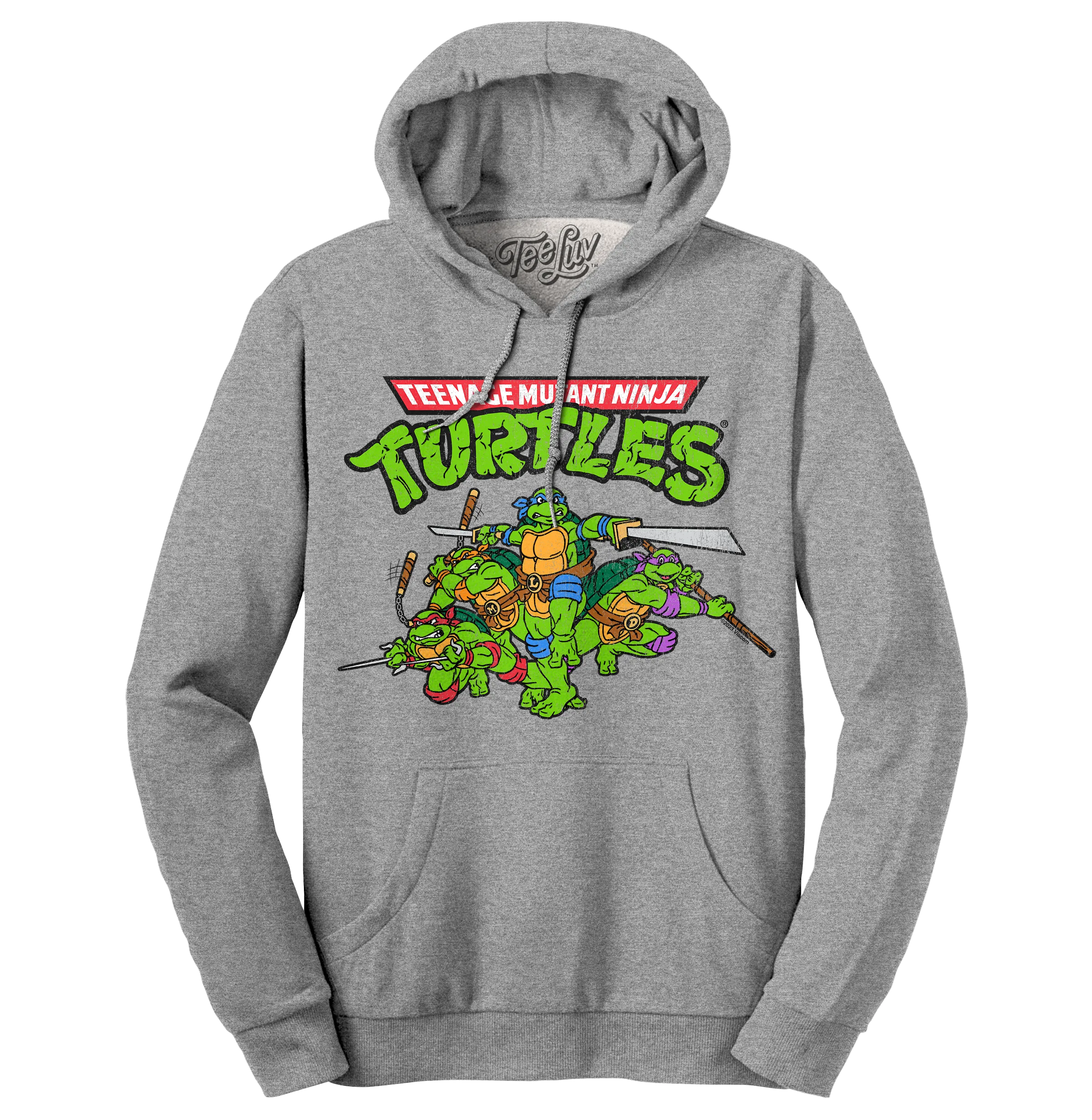 Teenage Mutant Ninja Turtles Hooded Sweatshirt - Oxford Gray