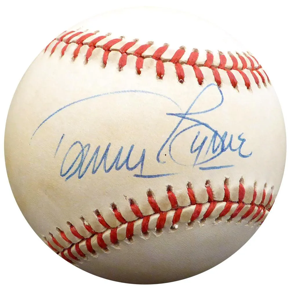 Tommy Byrne Autographed Official AL Baseball New York Yankees Beckett BAS #F26190