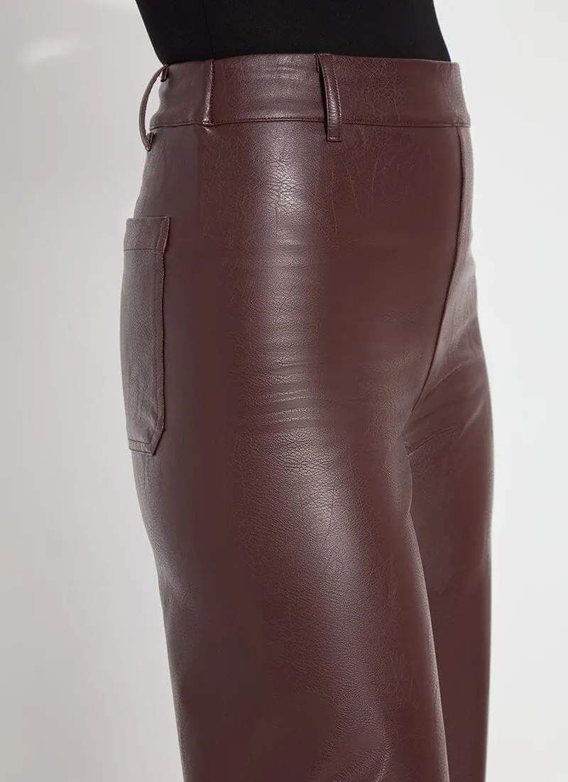 Vegan Leather Wide Leg (28" Inseam)