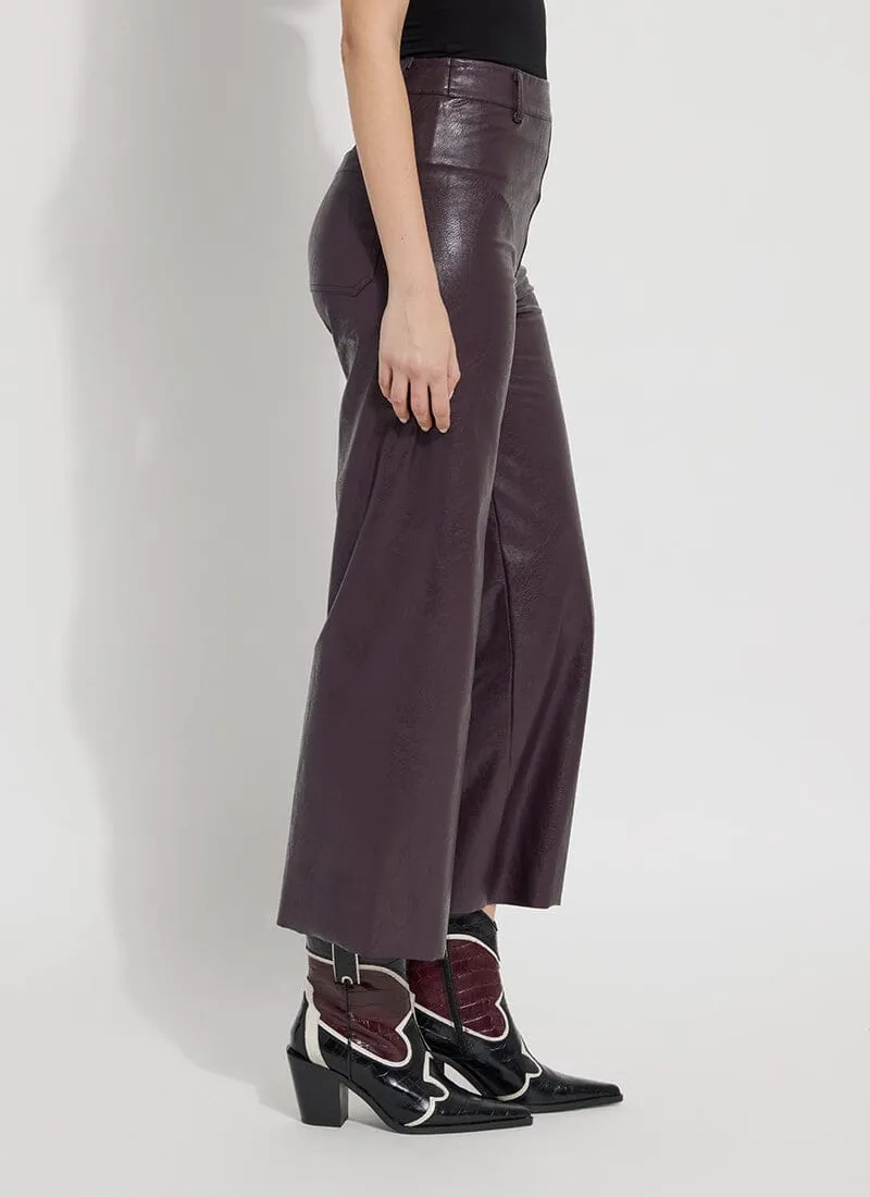 Vegan Leather Wide Leg (28" Inseam)