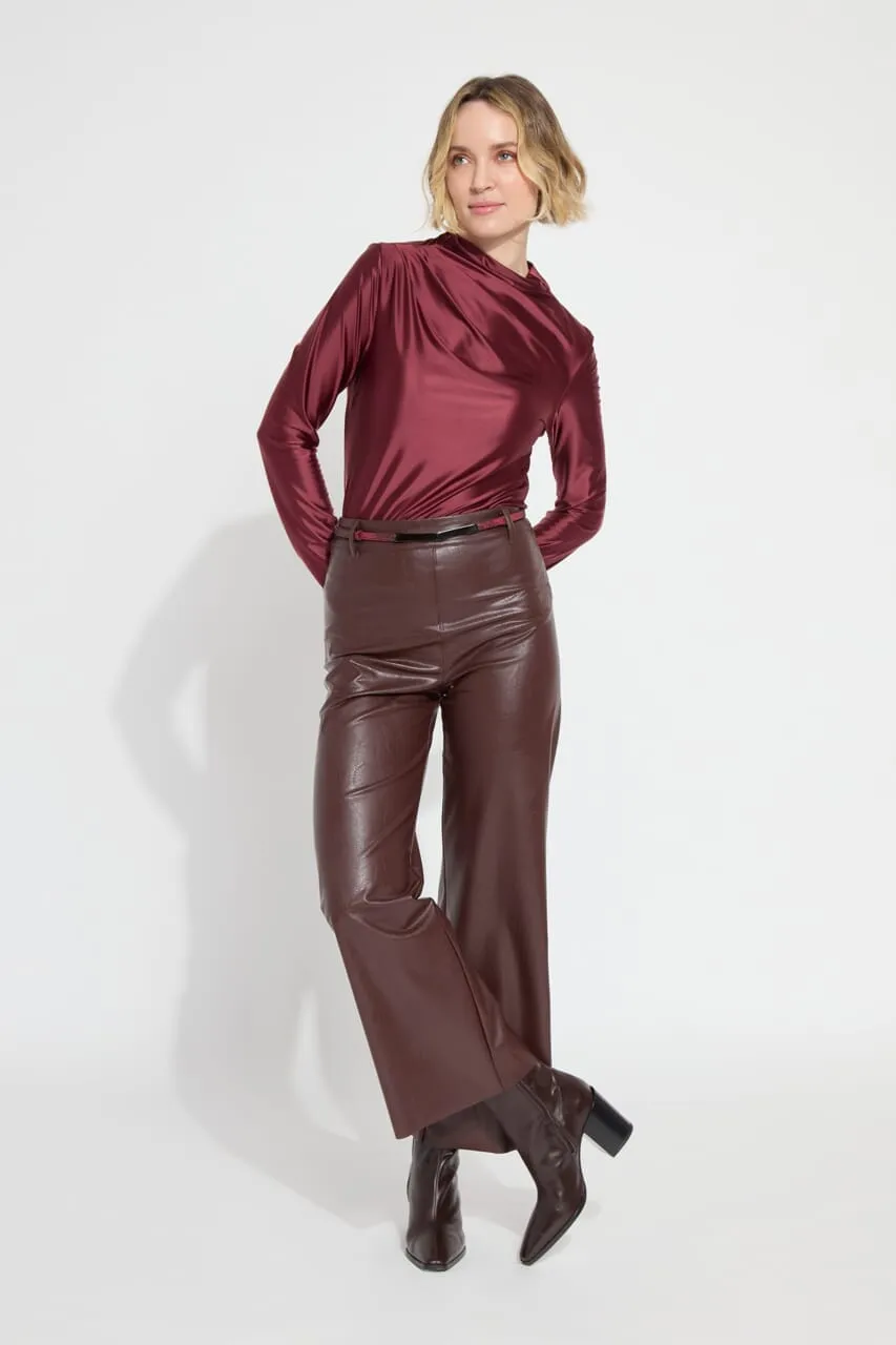 Vegan Leather Wide Leg (28" Inseam)