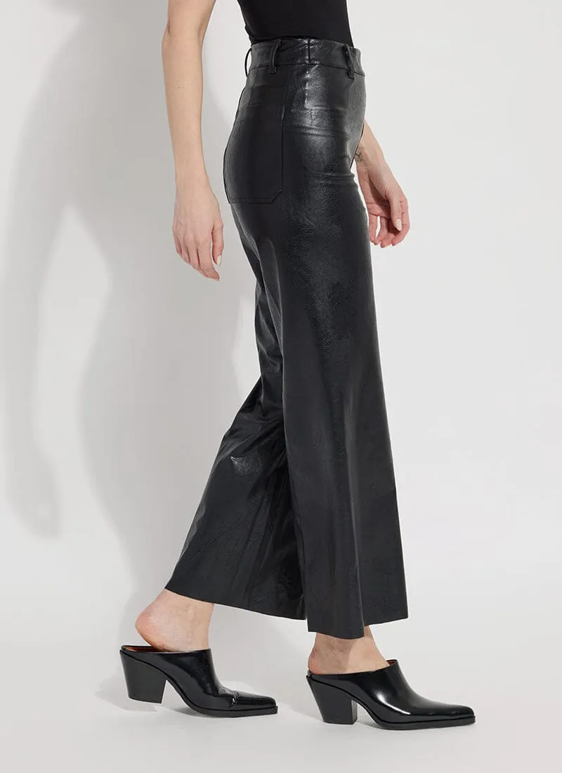 Vegan Leather Wide Leg (28" Inseam)