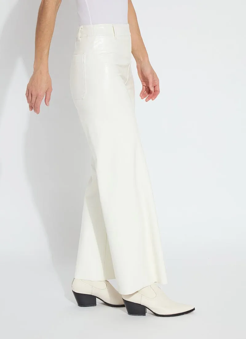 Vegan Leather Wide Leg (28" Inseam)