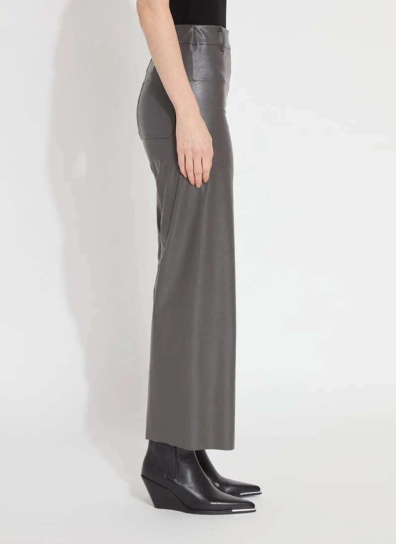 Vegan Leather Wide Leg (28" Inseam)