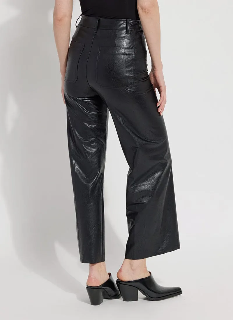 Vegan Leather Wide Leg (28" Inseam)