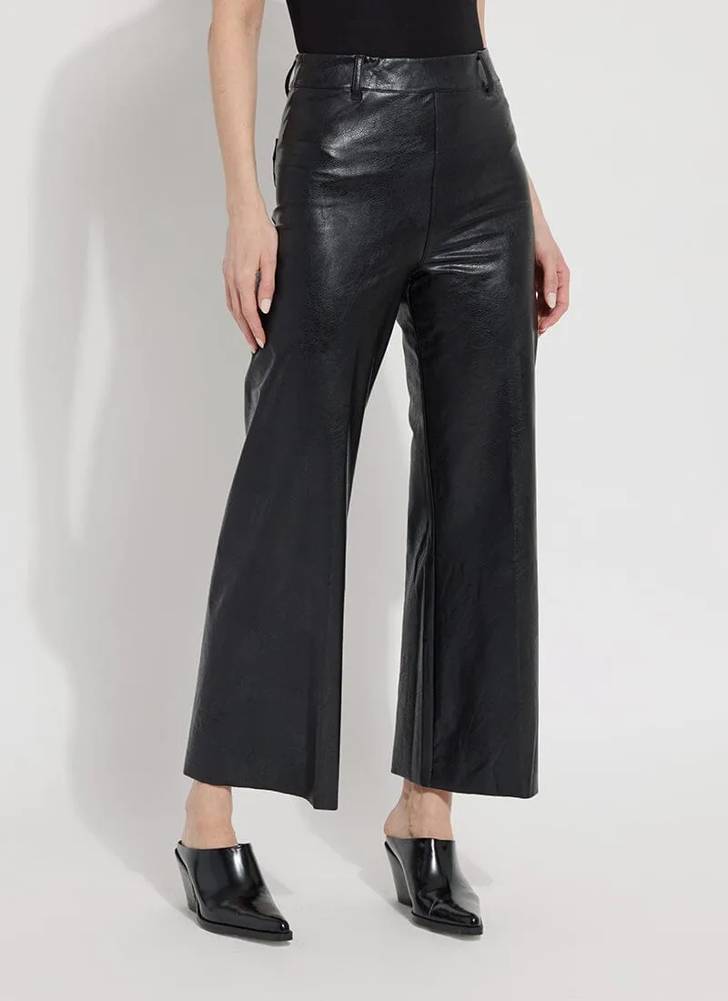 Vegan Leather Wide Leg (28" Inseam)