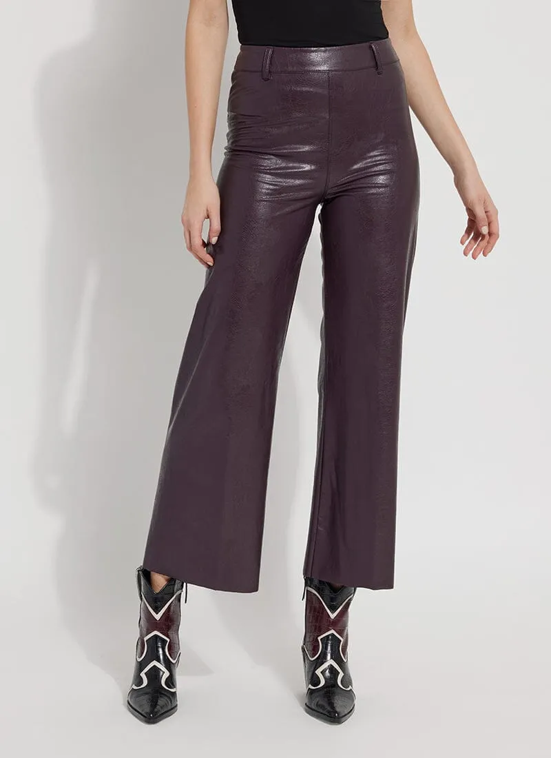 Vegan Leather Wide Leg (28" Inseam)