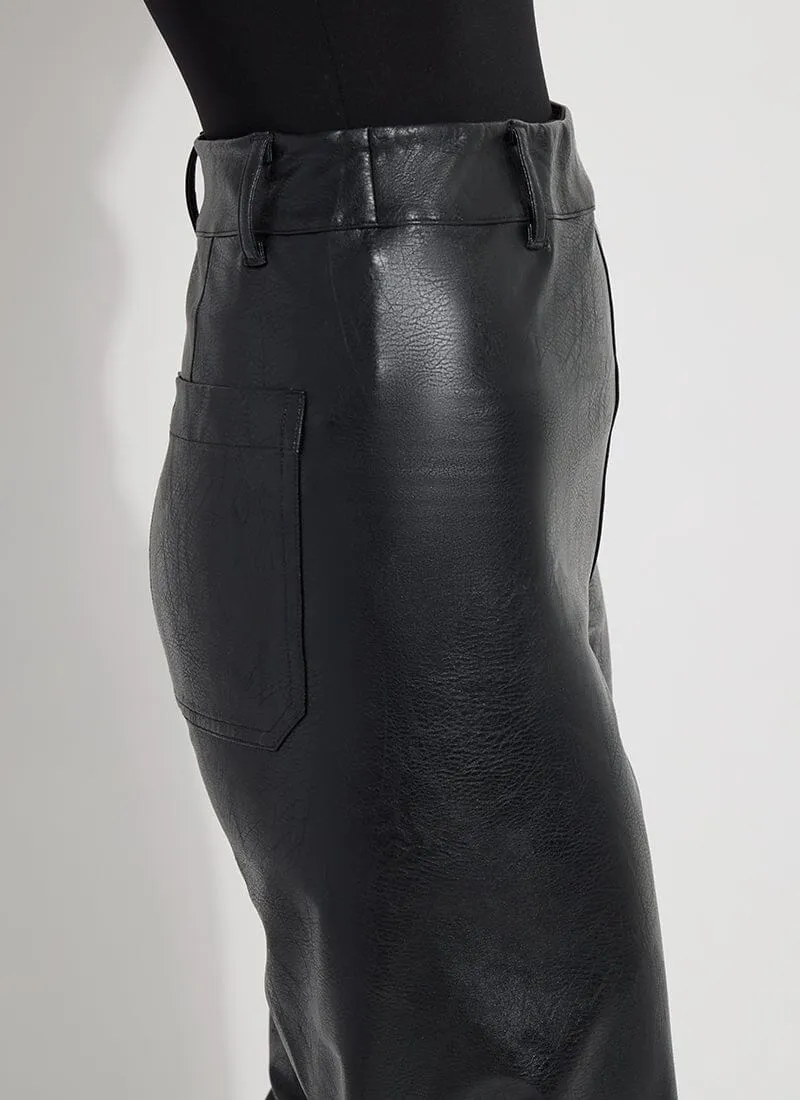 Vegan Leather Wide Leg (28" Inseam)