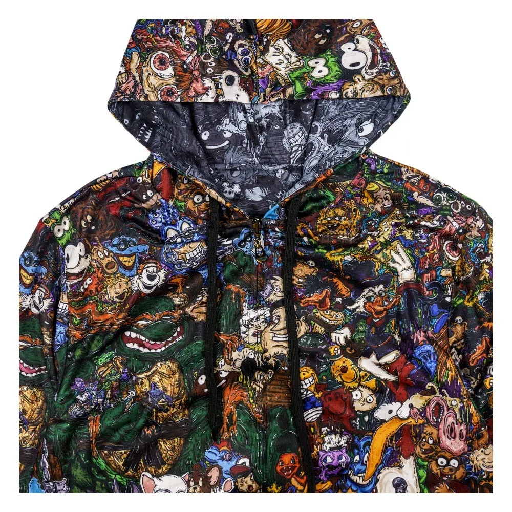 Vincent Gordon Cartoon Gumbo Reversible Hoodie