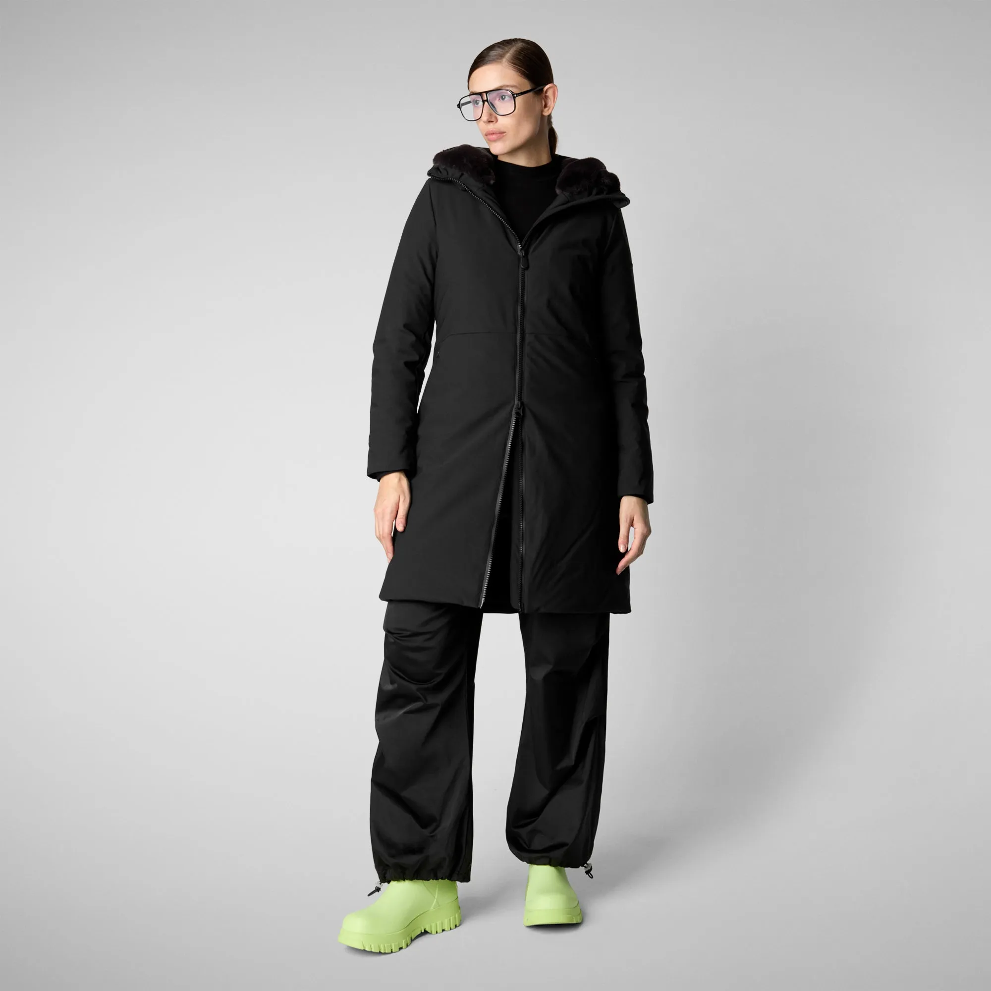 Women's coat Junia in black