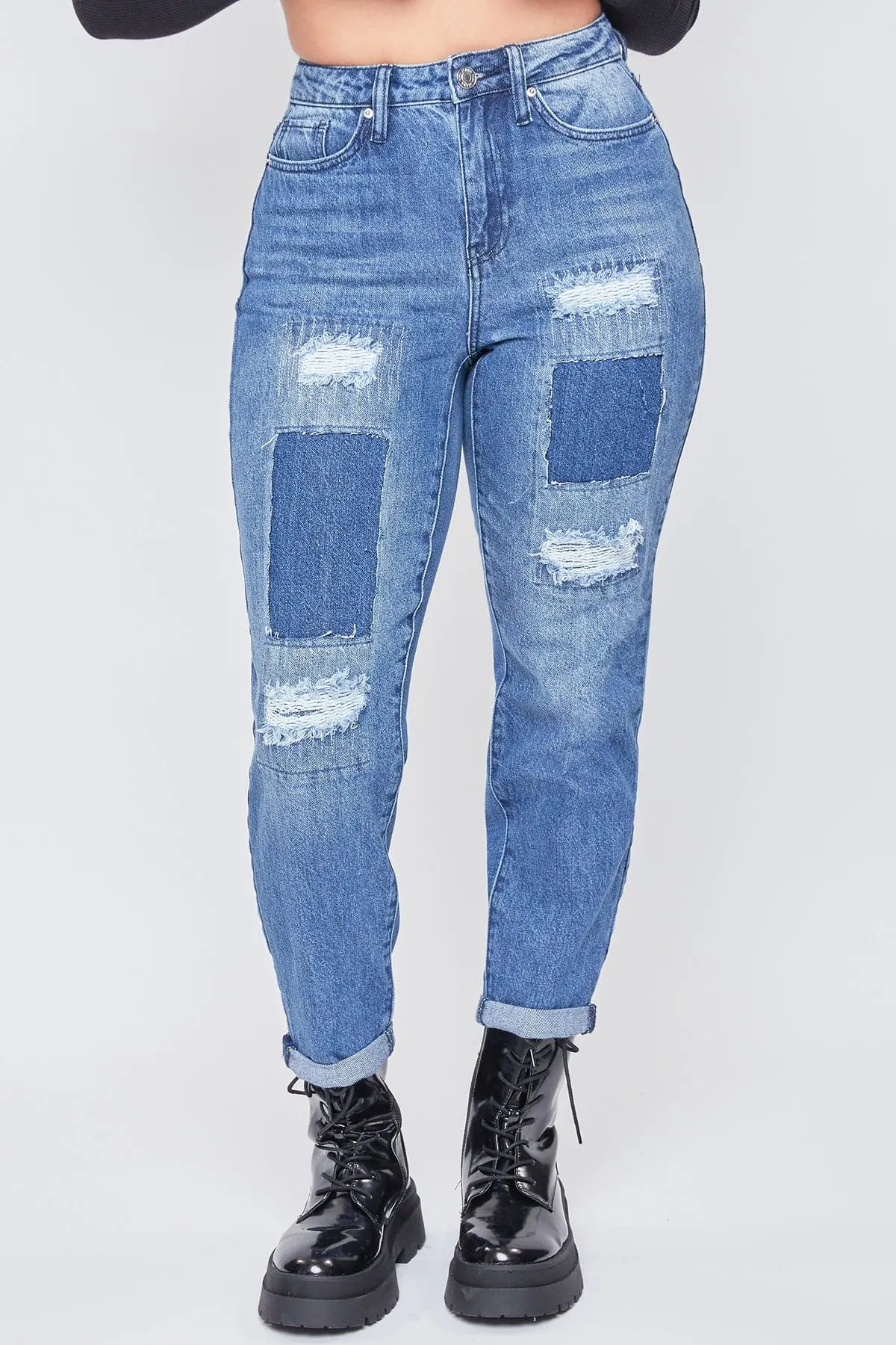 Women's Dream  Straight Patchwork Jean